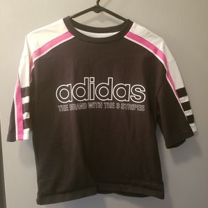 adidas Short Sleeve Crop Tee